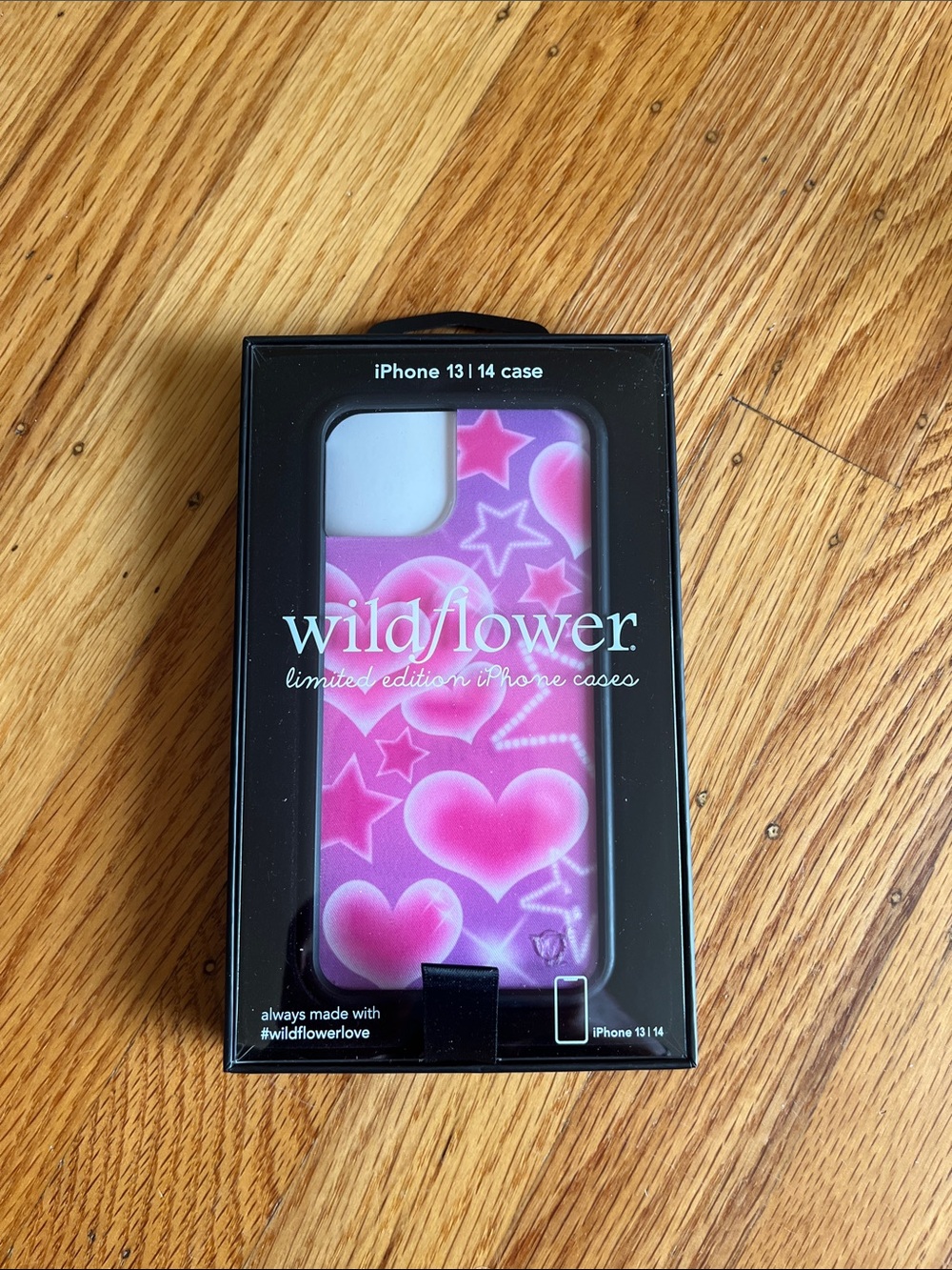 Wildflower Pink Hearts & Stars iPhone 13/14 Case
